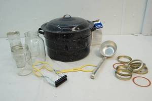 canning roaster with tools