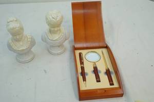 letter opener and magnifying glass