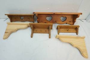 wood shelving