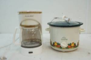 coffee maker and crock pot