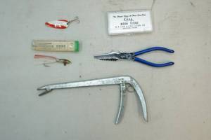 fishing tackle and tools