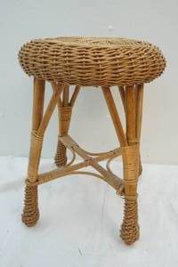 wicker stool