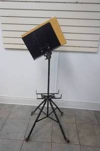 book stand with vintage dictionary