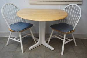 table and chairs