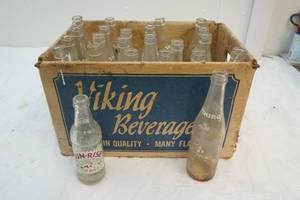 vintage soda bottles