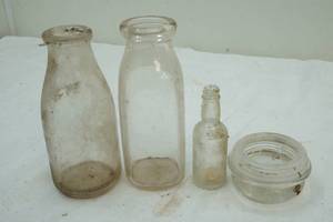 milk bottles