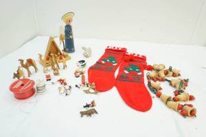 angels and nativity scene