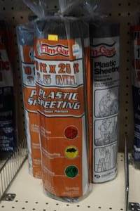 plastic sheeting
