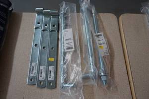hinge straps and gate hinges