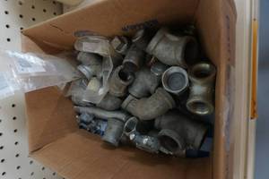 galvanized connectors and elbows