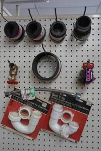 pipe reducers, sink traps