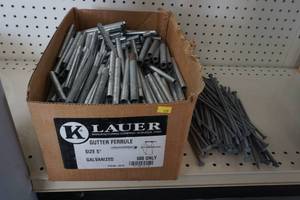 gutter ferrules and nails