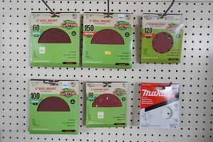 Sandpaper discs