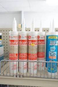Silicone and roof patch