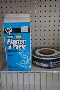 Plaster of peris and joint tape