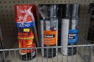 Fire block and foam sealant