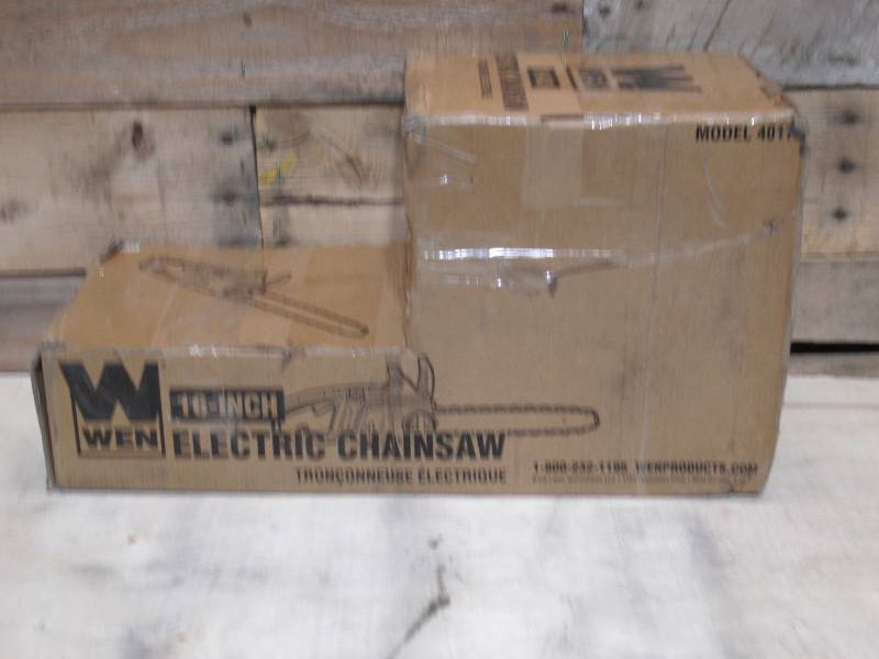 lot 20 image: WEN 4017 16-Inch Electric Chainsaw