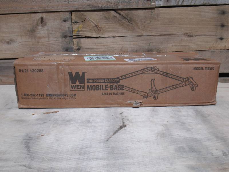 lot 26 image: WEN MB500 Heavy Duty 500-Pound Capacity Universal Mobile Base for Tools and Machines