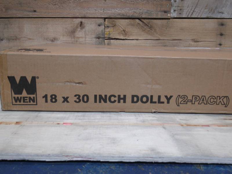 lot 30 image: WEN 1000 lbs. Capacity 18 in. Hardwood Dolly (2-Pack)