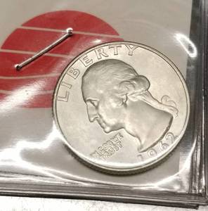 3 AU-UNC SILVER WASHINGTON QUARTERS 1962 1963 1964