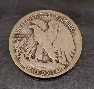 1920-D WALKING LIBERTY HALF DOLLAR