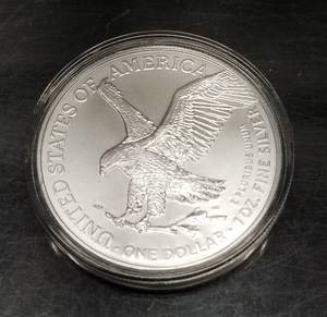 2022 AMERICAN SILVER EAGLE 1 TROY OZ .999 FINE SILVER IN AIRTITE