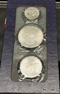 1976 US BICENTENNIAL 3 COIN SILVER SET