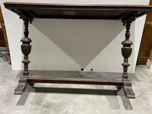 Antique Library Table