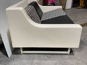Mid Century Vintage Original Fiberglass Loveseat
