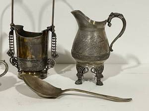 Silver Plated Copper Tea Set