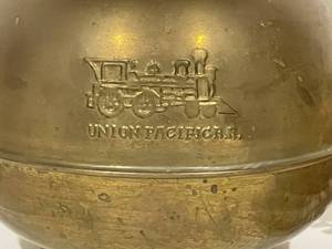 Union Pacific RR Spittoon, Rotary Phone, Clock