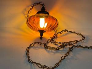 Mid Century Vintage Hanging Light