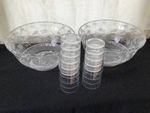 Plastic Punch Bowl Set