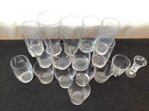 17 Pc. Misc. Glassware