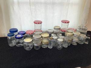 70 Pc. Glass Jar Lot