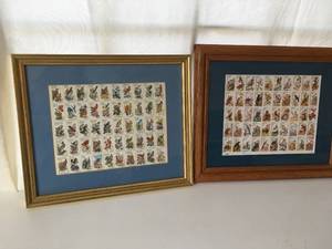 2 Sets of 50 Framed Stamps