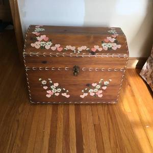 Hand Painted Cedar Chest