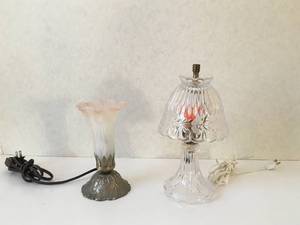 Portable Floral Lamp & Crystal Lamp