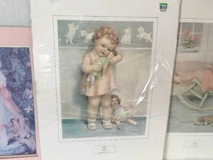 Set of 6 Vintage Prints of Children