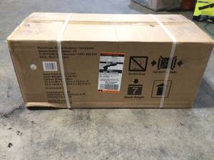 Ready-to-Assemble 24-Gauge Steel Wall Mounted Garage Cabinet in Black (28 in. W x 29 in. H x 12 in. D) by Husky Customer Returns See Pictures