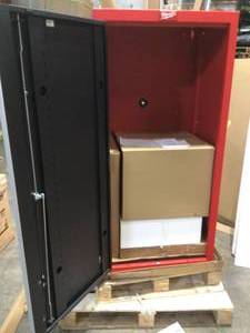 27 in. 4-Shelf Tool Locker by Milwaukee Customer Returns See Pictures