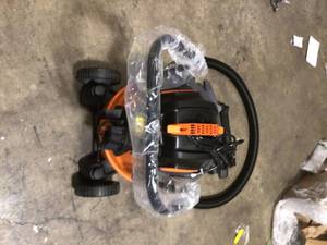 16 Gallon 6.5-Peak HP NXT WetDry Shop Vacuum with Cart, Fine Dust Filter, Hose and Accessories by RIDGID Customer Returns See Pictures