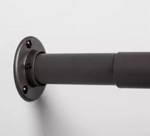 lot 20 image: Telescoping Closet Bar Closet Rod Connector Bar Made by Design 33-60