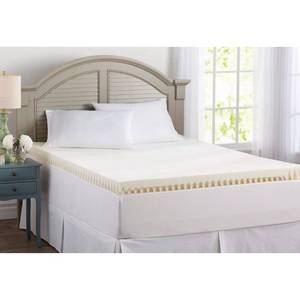 lot 34 image: Sleep 4 Memory Foam Mattress Topper