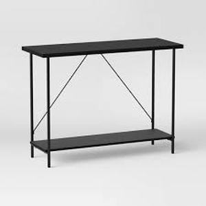 lot 43 image: Wood and Metal Console Table - Room Essentials