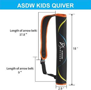 lot 114 image: QuLiangJia Kids Archery Quiver