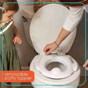 lot 90 image: Summer My Size Potty with Transition Ring & Storage - Makes Flushing Sound