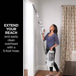 lot 177 image: Shark Navigator Lift-Away Professional Upright Vacuum, WhiteSilver