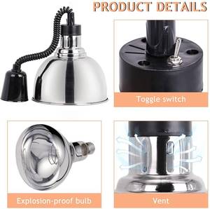 lot 179 image: YMJOINMX Retractable Hanging Food Heat Lamp