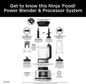 lot 7 image: Ninja SS351 Foodi Power Blender & Processor System 1400